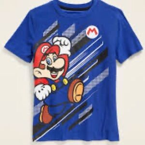 Super Mario Kids Blue T-Shirt